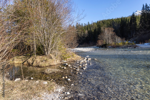 UNESCO World Natural Heritage Wilderness Area Dürrenstein-Lassingtal on the border between Styria and Lower Austria.The Lassingbach is a right tributary of the Salza river in the Ybbstal Alps in Austr