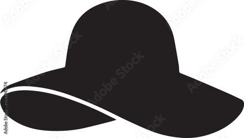 Summer Vacation Sun Hat Silhouettes