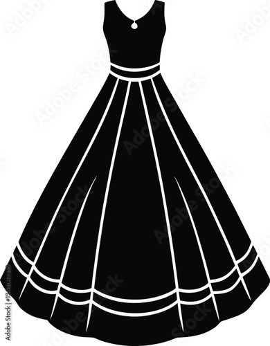 fashion dress vector illustration