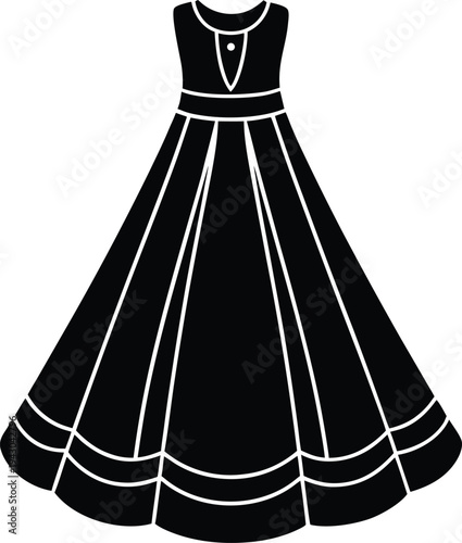 fashion dress vector illustration
