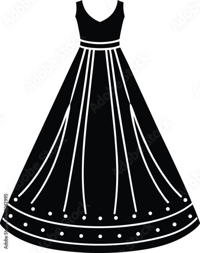 fashion dress vector illustration
