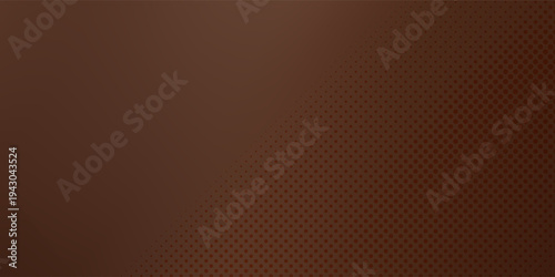 Chocolate wavy background. MIlk chocolate cream, dark brown color flowing liquid, smooth silk texture dots modern elegant art gradient pattern