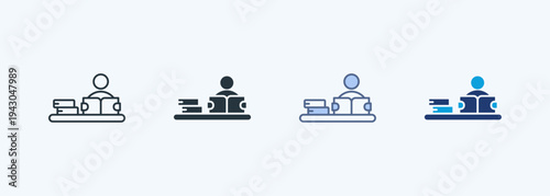 Self Education Multiple Style Icon Collection