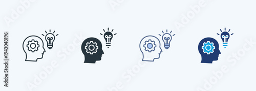 Critical Thinking Multiple Style Icon Collection