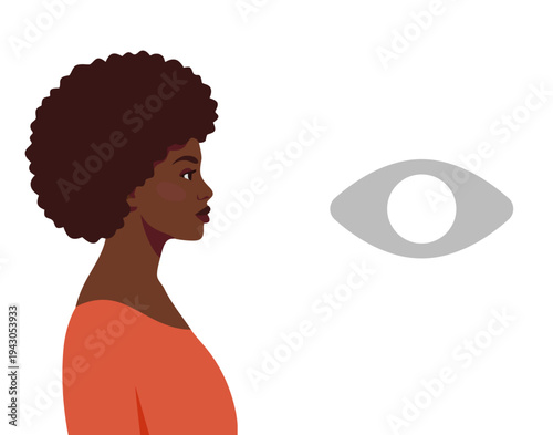 Colorful diverse women portraits in profile. Multicultural female characters with different hairstyles, skin tones and identities. Representation of women diversity, individuality and female empowerme