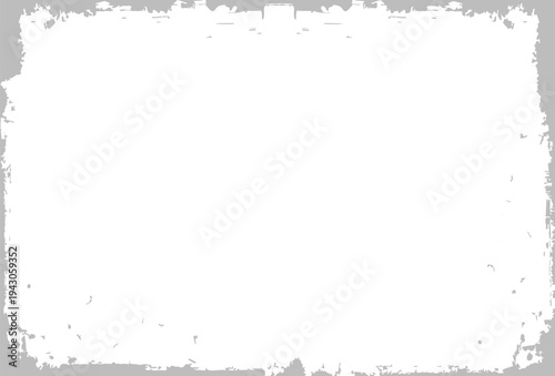 Grunge frame effect. Vector of rough, dirty,cover album, grainy design, poster frame.