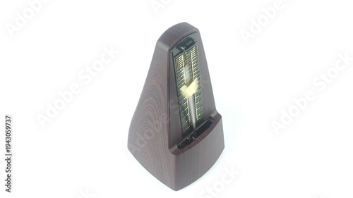 A Classic Mechanical Metronome For Control Of The Rhythm While Playing.