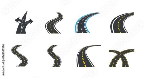 Roads and Highways - A Collection of Asphalt Paths.