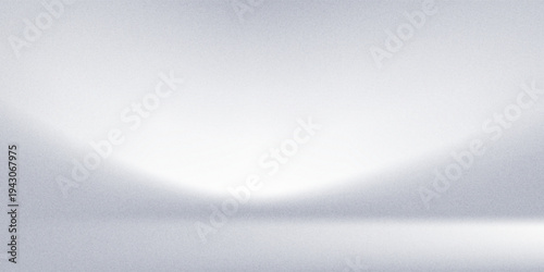 White grey studio room. Limbo light background. Abstract 3d gradient backdrop for product presentation. Minimal wall scene spotlight. Showcase, promotion display.