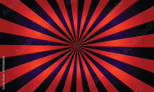 Bold Orange and Dark Blue Radial Burst Pattern for Striking Visuals