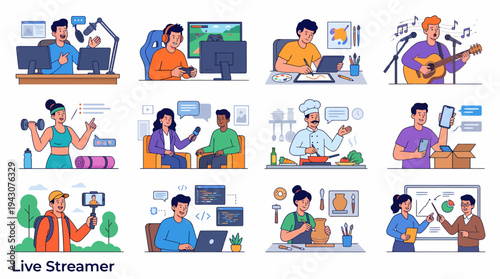 Diverse Hobbies and Professions Collection