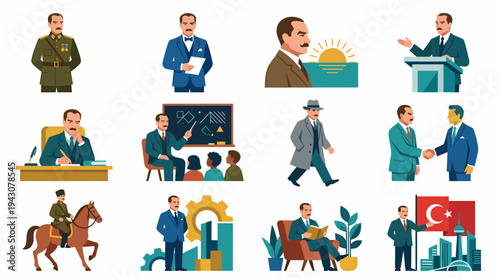 Mustafa Kemal Atat?rk: Turkish Leader, Founder, Educator, Statesman