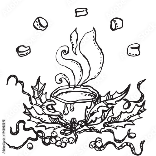 Christmas Cup of hot drink