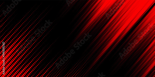 Halftone dots red and blue color pattern gradient grunge texture background. Dot pop art comic sport style vector illustration. modern background