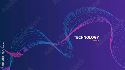 An elegant digital wave pattern featuring smooth, vibrant gradient lines, illustrating sophisticated technological advancements and dynamic data flow