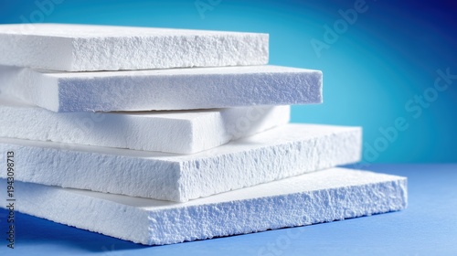 Wallpaper Mural Stacked White Polystyrene Insulation Foam Panels Torontodigital.ca