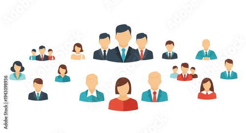 Diverse Team of Professionals in a Business Setting.