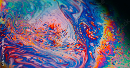 Fotografija Rainbow oil blur