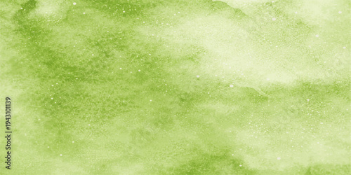 Antique green abstract background featuring vintage bubbles on a stained grunge paper texture with an aged parchment feel