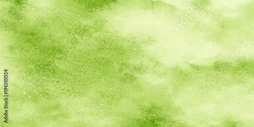 Green abstract grunge background with an aged vintage paper texture and stained antique parchment pattern in an old retro art design