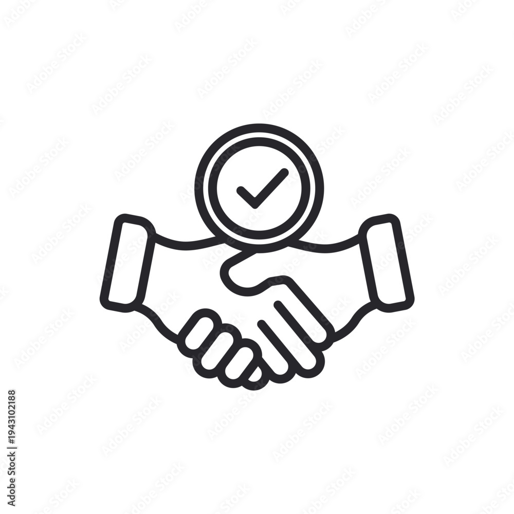 Fototapeta premium reliance icons outline and Flat Style,transparent background