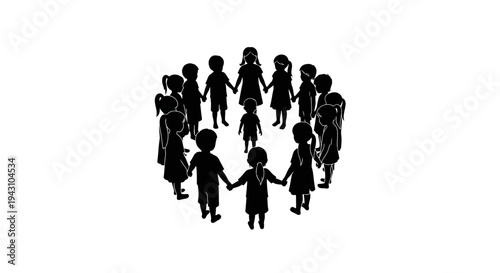 Diverse group of people holding hands 1.