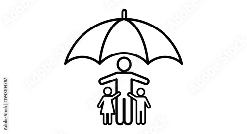 Family protected under one umbrella 1.