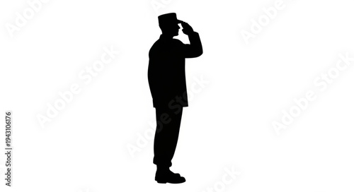 Man Standing and Looking Around.