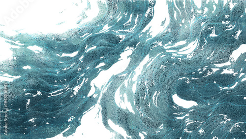 Vector An abstract representation of the dynamic marine environment. capturing the essence of the ocean's fluid movement, evokes the feeling of vastness.