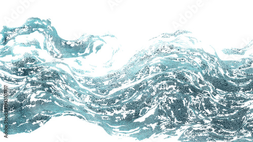 Vector The undulating surface of cool, clear water creates a mesmerizing abstract pattern, with light reflecting off its ripples and currents, suggesting fluidity and motion.
