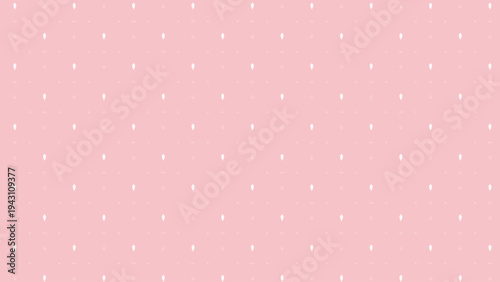 Delicate Seamless Geometric Pattern with Tiny White Abstract Diamond Shapes on Soft Pink Background; Minimalist Elegant Grid Texture for Baby Textile and Digital Scrapbook