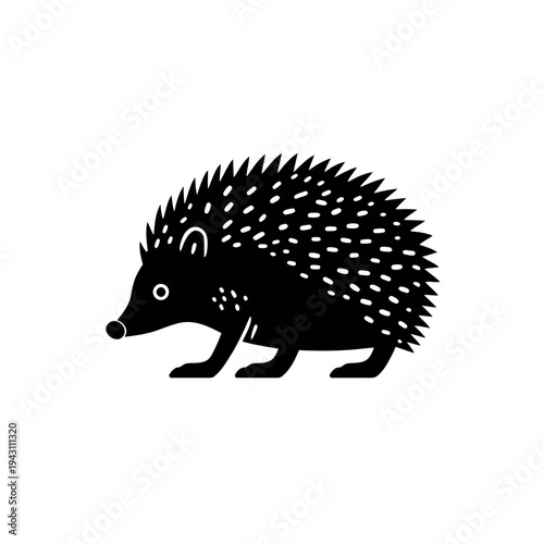 Hedgehog Animal Wildlife Nature Vector Icon