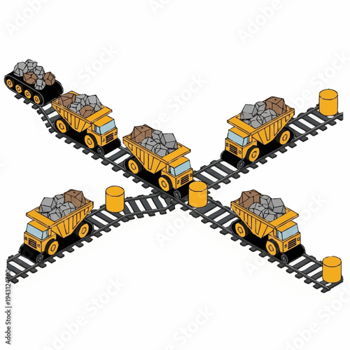 vector illustration of an abstract background with a robot