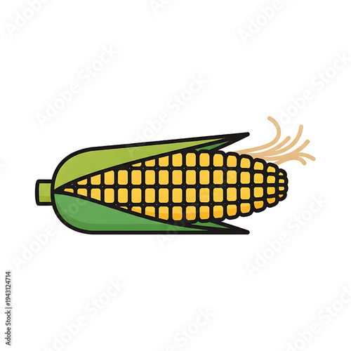 Corn on the Cob with Husks.