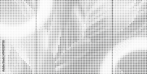 Black Plus Sign Halftone Pattern Overlay on White Background with Soft Gradient, Black Plus Symbol Abstract Overlay Halftone Texture Background