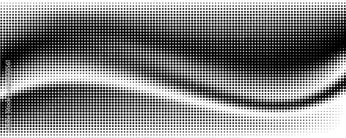 Grunge halftone gradient background. Faded grit noise texture. White and black sand wallpaper. Retro pixelated backdrop. Anime or manga style comic overlay. Vector graphic design textured template