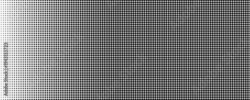 Grunge halftone gradient background. Faded grit noise texture. White and black sand wallpaper. Retro pixelated backdrop. Anime or manga style comic overlay. Vector graphic design textured template