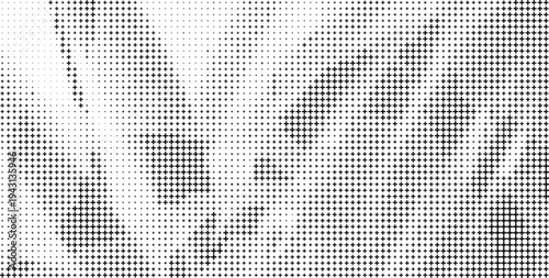 Abstract Monochrome Halftone Texture Background, Organic Halftone Pattern Light and Shadow Effect