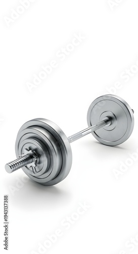 dumbbell isolated on white