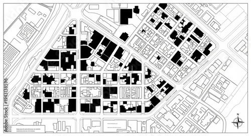 Urban Planning Layout - Detailed Architectural Site Plan.