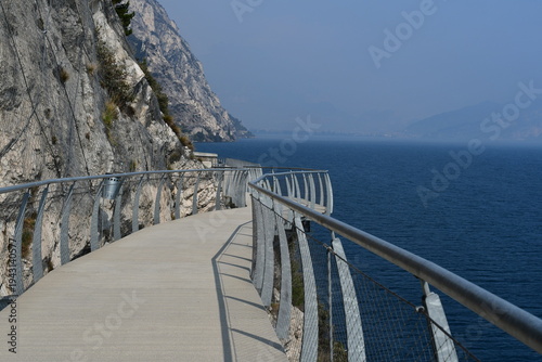 Die Ciclopedonale bei Limone sul Garda