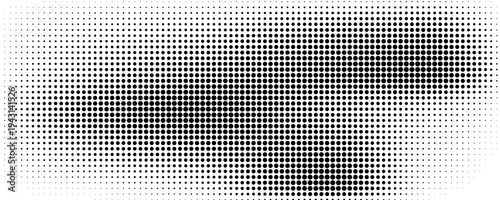 Grunge halftone gradient background. Faded grit noise texture. White and black sand wallpaper. Retro pixelated backdrop ilustrasion vector