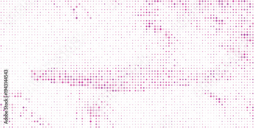 Soft Pink Plus Sign Halftone Pattern White Background, Pink Plus Symbol Abstract Halftone Background
