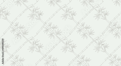 Grey Snowflakes Pattern on White Background.