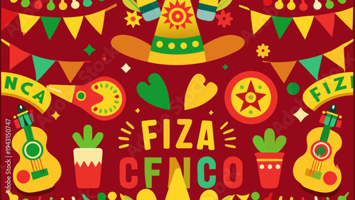 Colorful neon sign for a fizzy soda drink with retro design