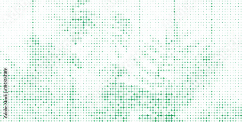Green Plus Sign Halftone Pattern Gradient Abstract Background, Green Plus Symbol Halftone Texture Clean Gradient Background