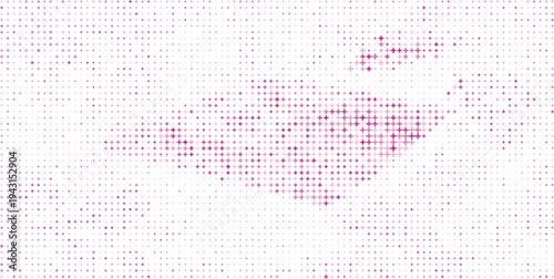 Pink Plus Sign Halftone Pattern Gradient Abstract Background, Pink Plus Symbol Halftone Texture Soft Gradient Background