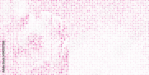 Pink Plus Sign Halftone Gradient Abstract Background, Pink Plus Symbol Pattern Soft Modern Background
