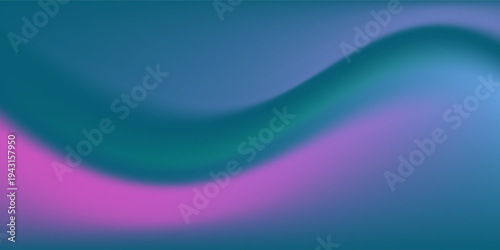 Green abstract neon studio room background. Color gradient empty wall backdrop. perspective modern