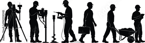 Black silhouettes set of professional soccer players dribbling kicking and controlling footballs in various action poses isolated on white background for competitive sports concepts